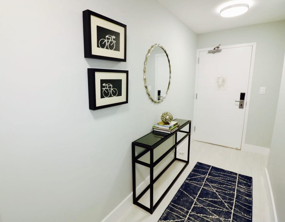 Shared Hallway leading up to unit.