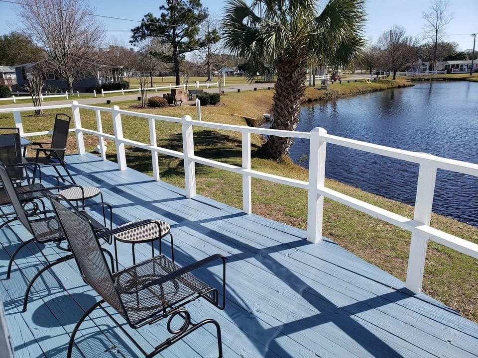 Fish from your back porch. 