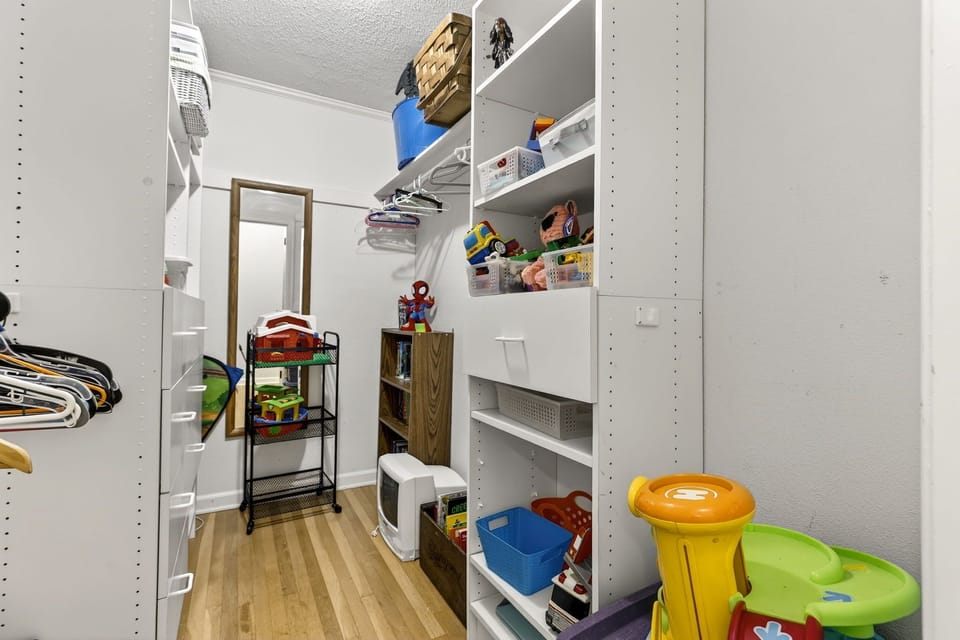 Keep your stay tidy with storage for toys, hangers, and essentials. Perfect for families with kids and staying organized during your visit.