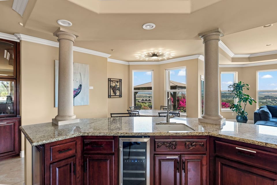 Gourmet kitchen island
