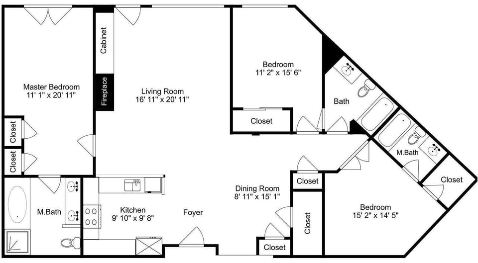 Simply Steamboat floor plan showcases a spacious layout with three bedrooms, two and a half baths, and open living areas perfect for your stay.