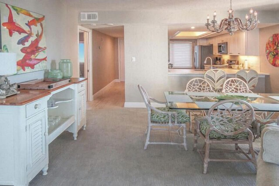Stunning beachfront condo features the perfect blend of luxury, comfort, and coastal living
