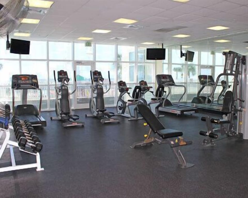 Onsite fitness center for the fitness enthusiast.