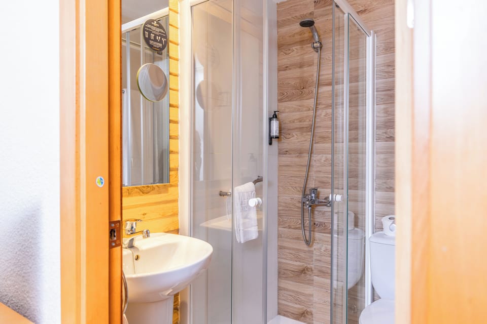 Single Room | Bathroom | Hair dryer, towels