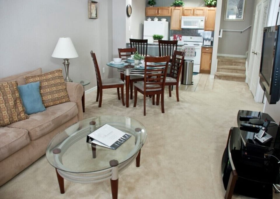 Living Room and Dining Room