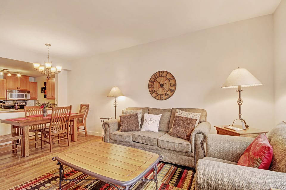 Cozy seating options.