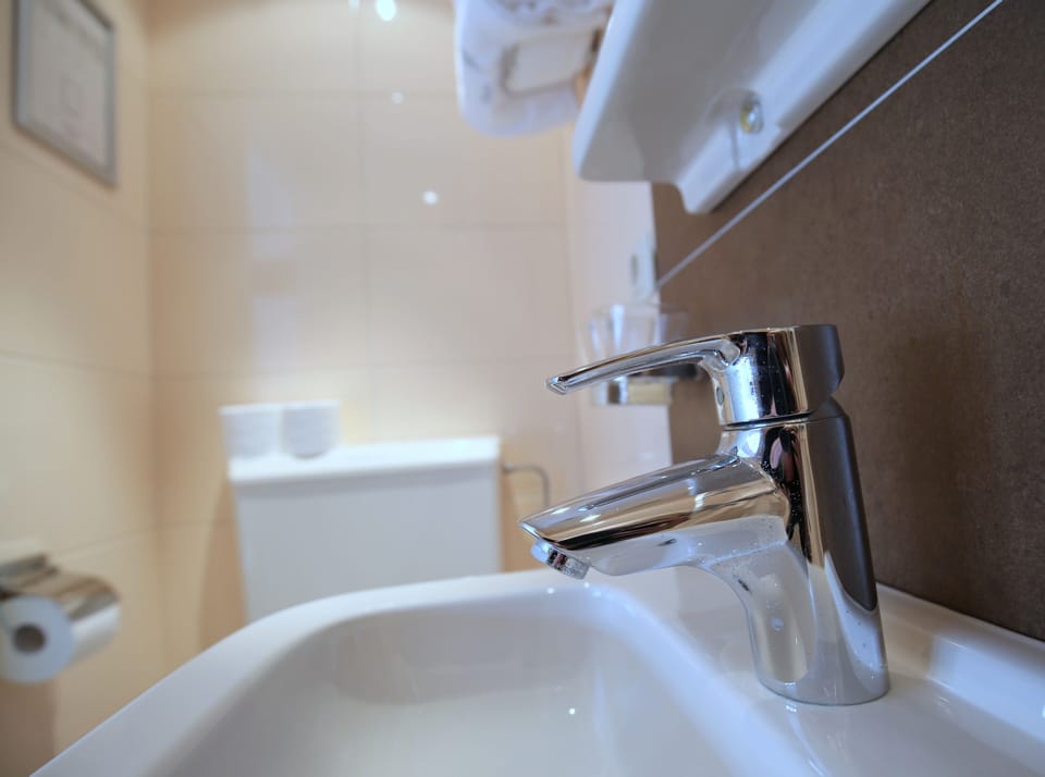Standard Double Room, Garden View, Executive Level | Bathroom | Shower, free toiletries, towels