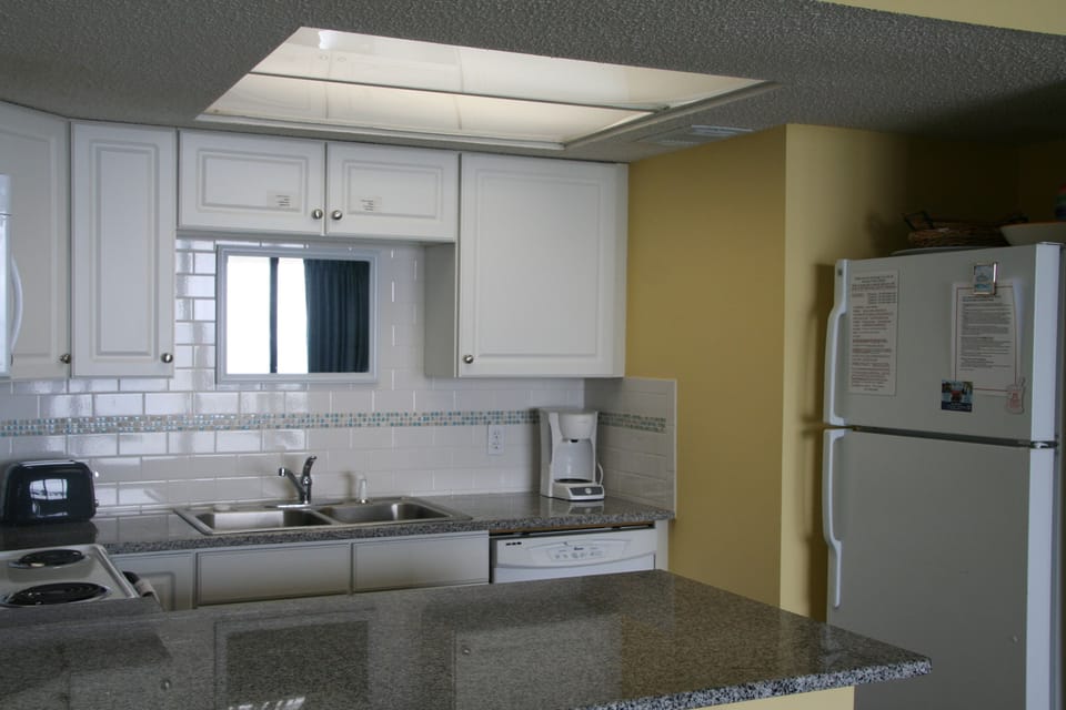 You'll be able to see the beach while you cook!