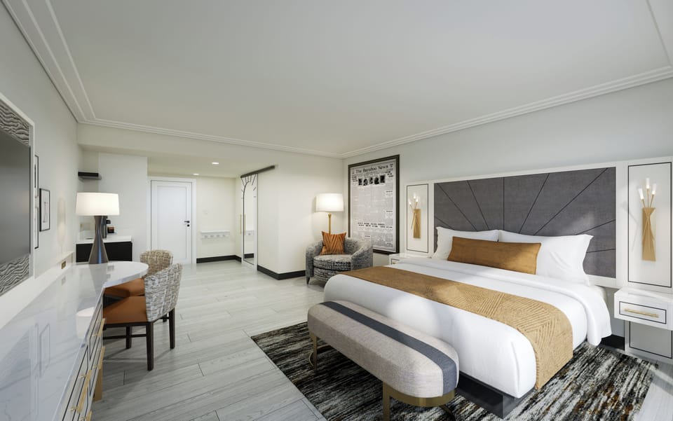 Premium bedding, in-room safe, desk, laptop workspace