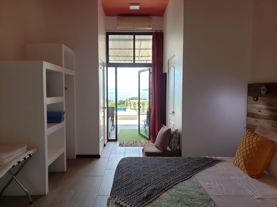 Romantic Double Room, 1 King Bed, Pool View | 2 bedrooms, premium bedding, pillowtop beds, in-room safe