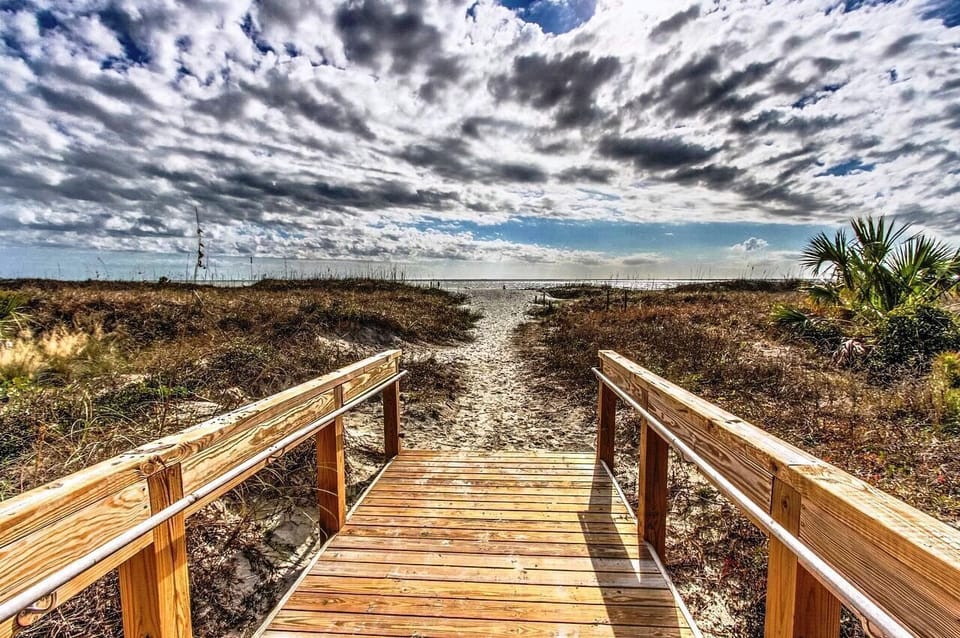 one of two beach paths - Best beach on Hilton Head awaits.