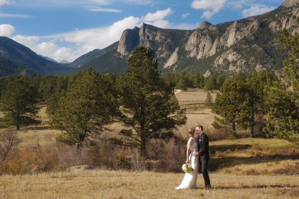 Weddings in Estes can be spectacular. 