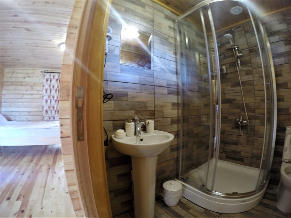 Standard Quadruple Room | Bathroom | Shower, free toiletries, hair dryer, towels