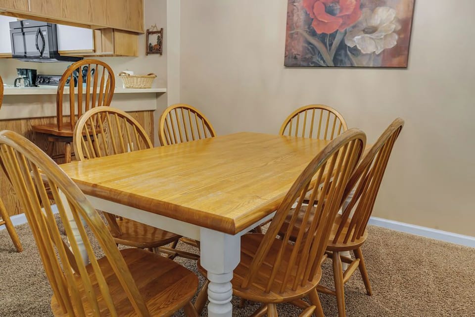 Good area for board games with the family.