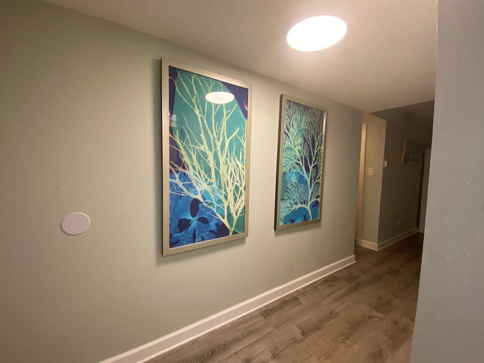 Entry hallway going to the living room