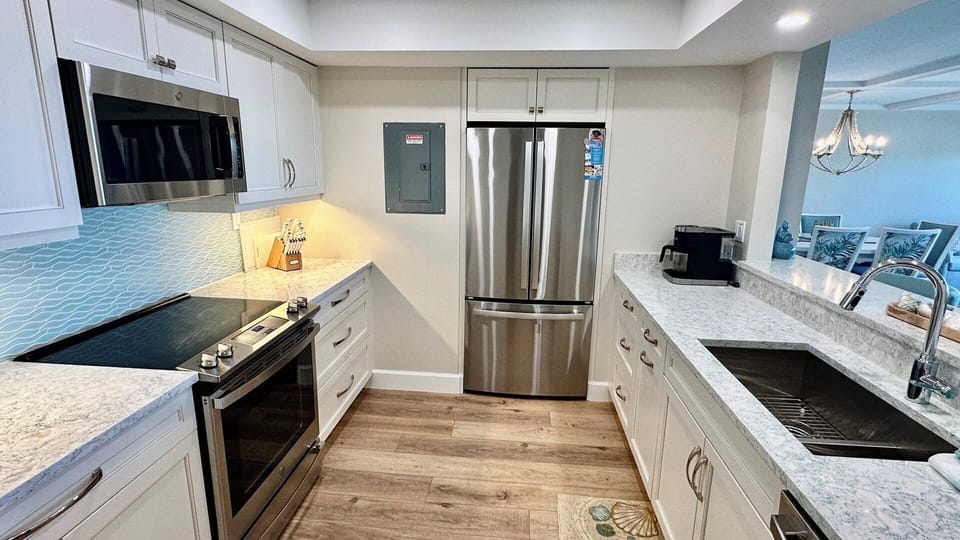 Fully-equipped kitchen.