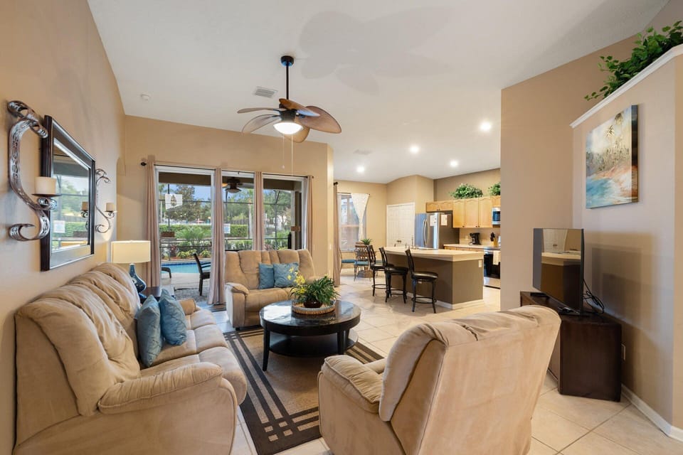 Living Room Kitchen
