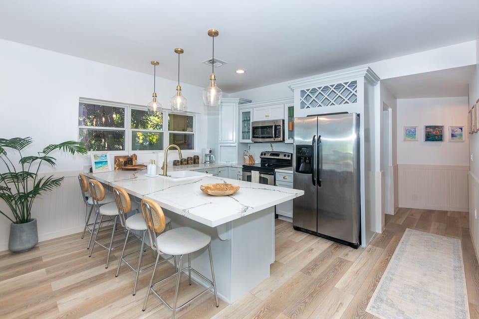 Our fully equipped and modern kitchen