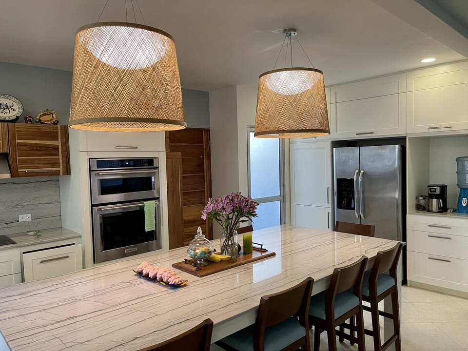 Open kitchen for gathering