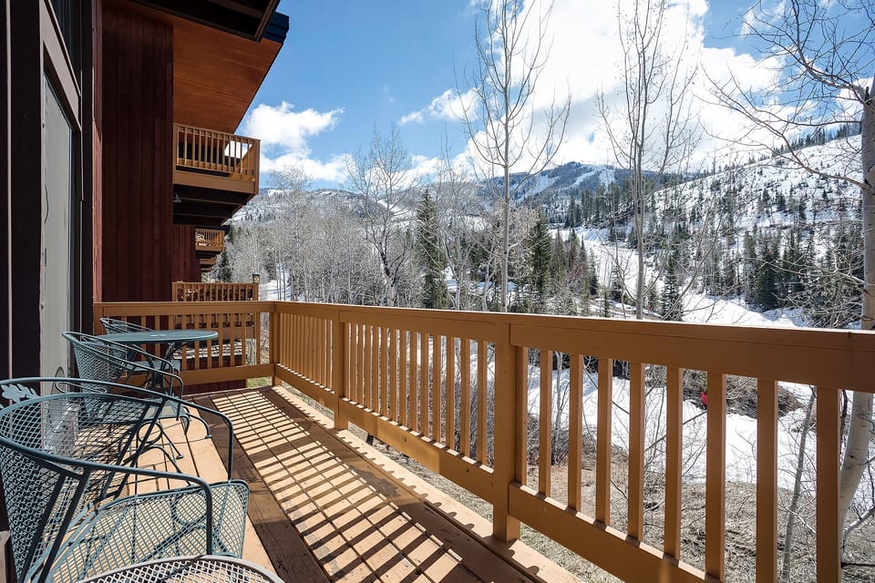 Wake up to snow-capped mountains from your private balcony, where morning coffee tastes better surrounded by winter's pristine beauty.