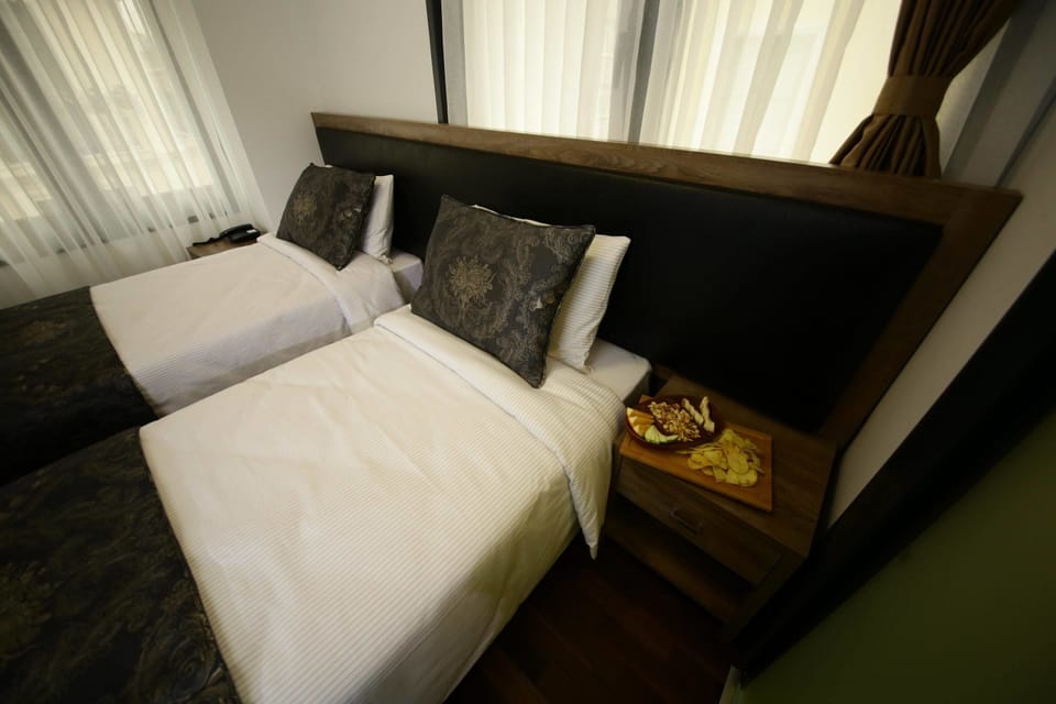 Classic Twin Room | Minibar, blackout drapes, soundproofing, free WiFi