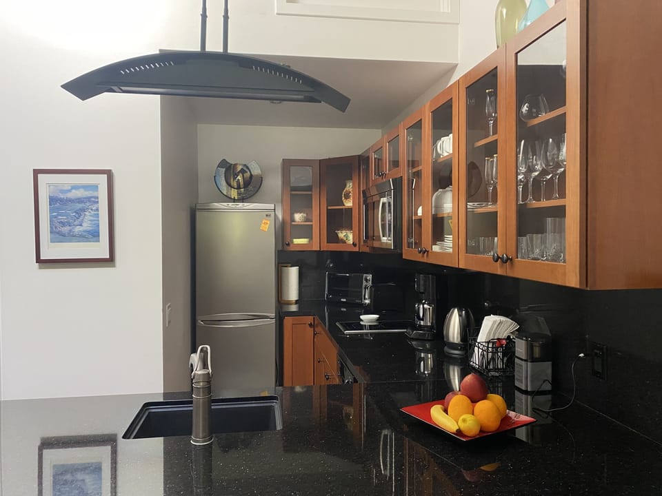 Kitchen and bar