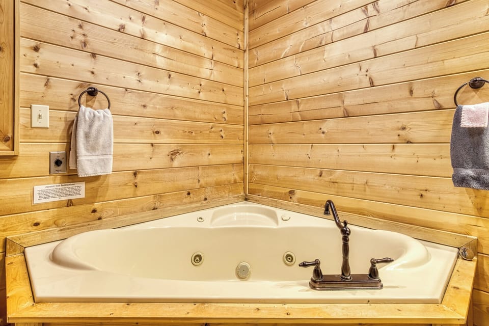 Relax in the Jacuzzi Tub located in the Master Bathroom on First Floor!