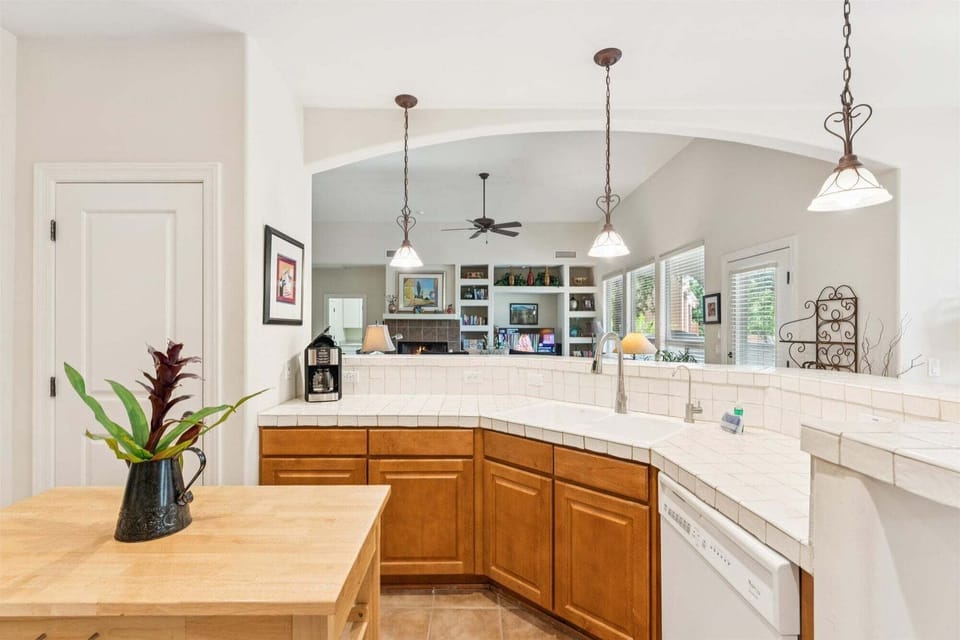 Don't worry, you can still see the TV while you cook!