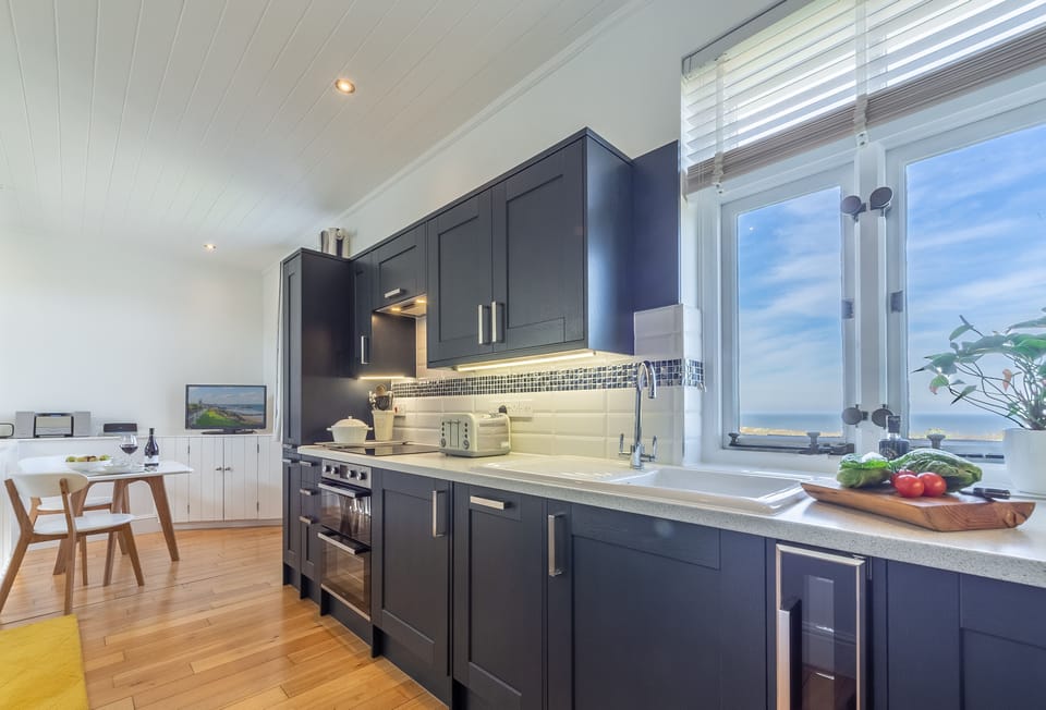 Ground floor: Modern kitchen area