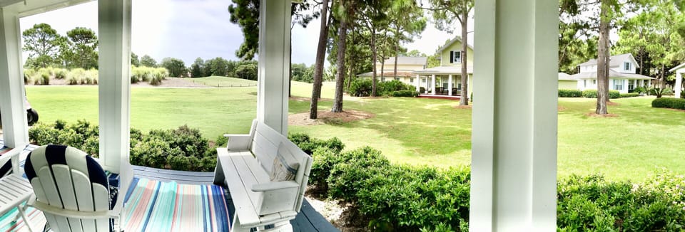 Back porch view