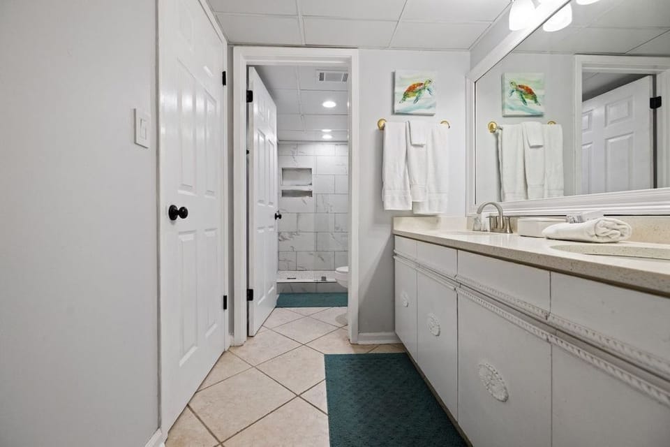 Master bedroom double sink vanity