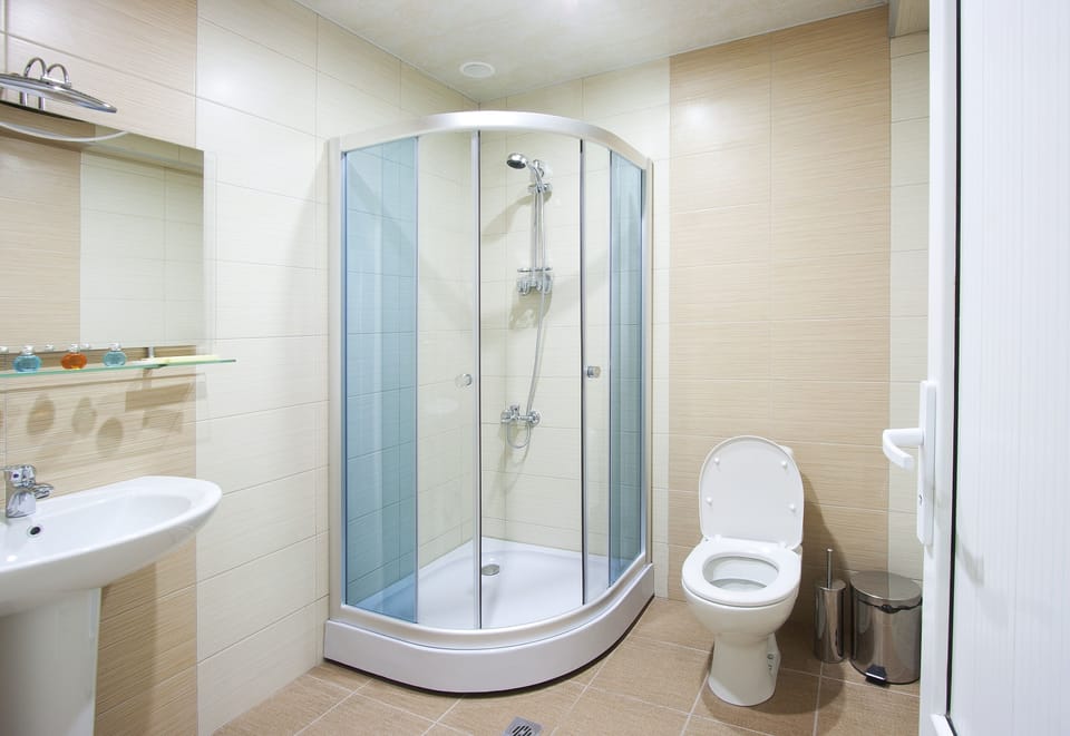 Deluxe Triple Room | Bathroom | Shower, free toiletries, hair dryer, towels