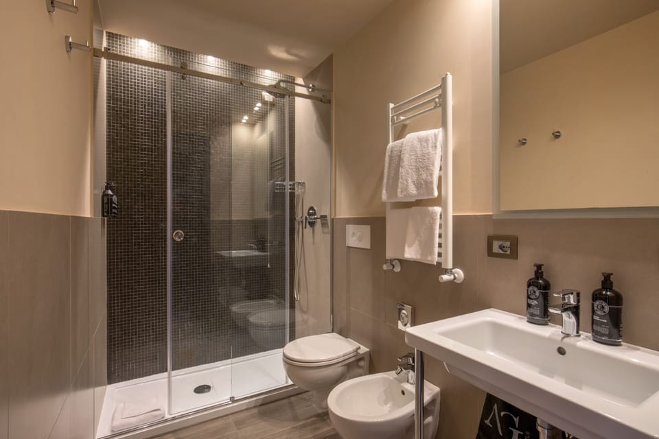 Deluxe Room | Bathroom | Shower, eco-friendly toiletries, hair dryer, towels