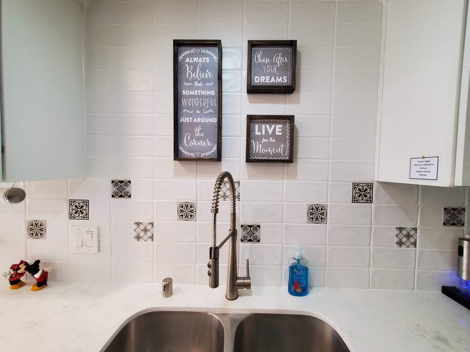 Hidden Mickey tiles! - Magic Mouse Townhouse 