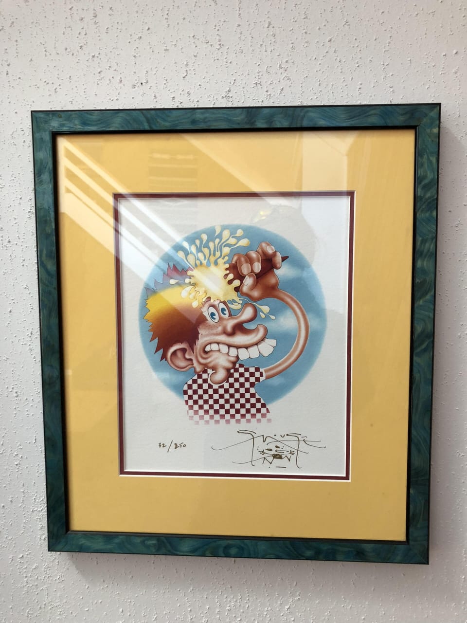 Fun art through out the house.