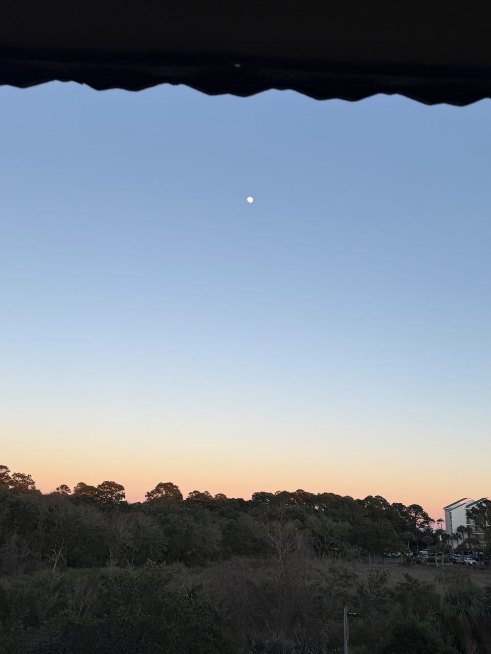 View straight off balcony is lovely