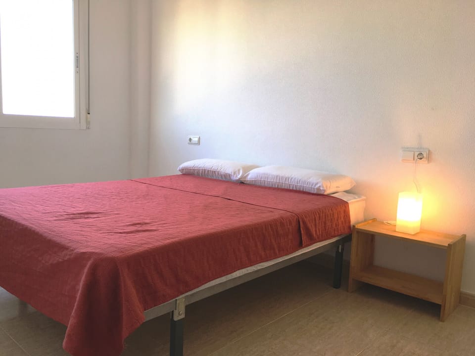 This double bedroom is located at the front