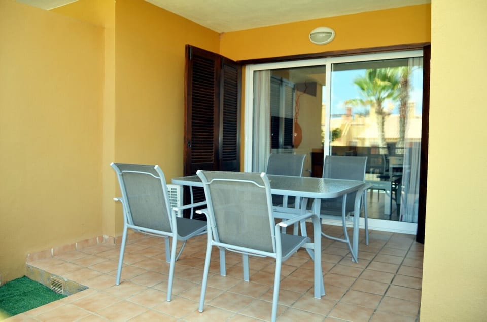Terrace well equipped multi purpose sitting area to relax