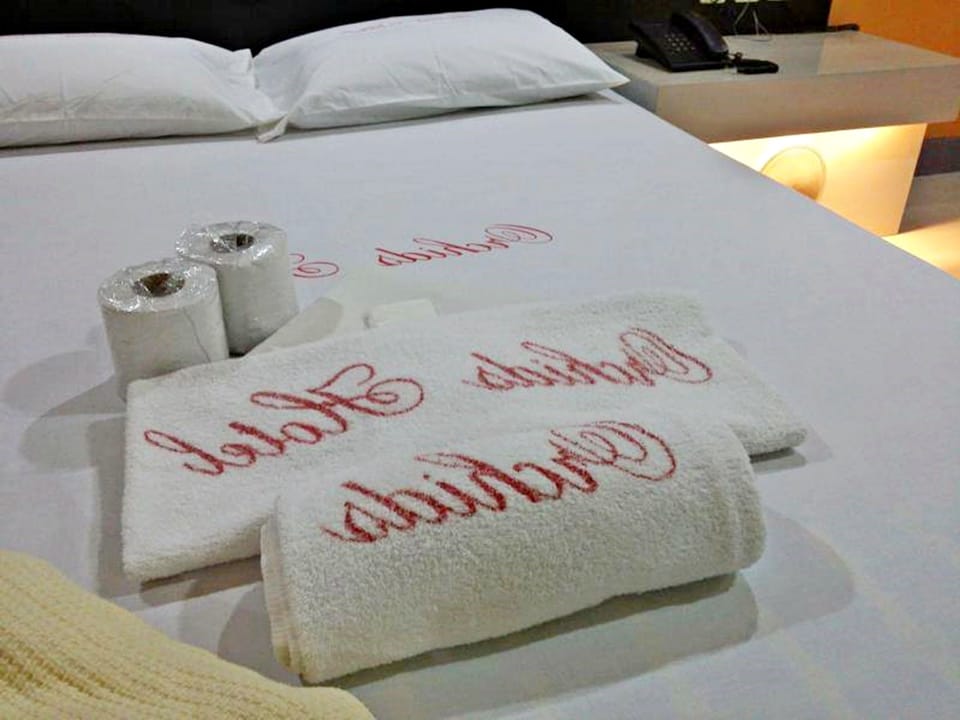 Shower, free toiletries, hair dryer, slippers