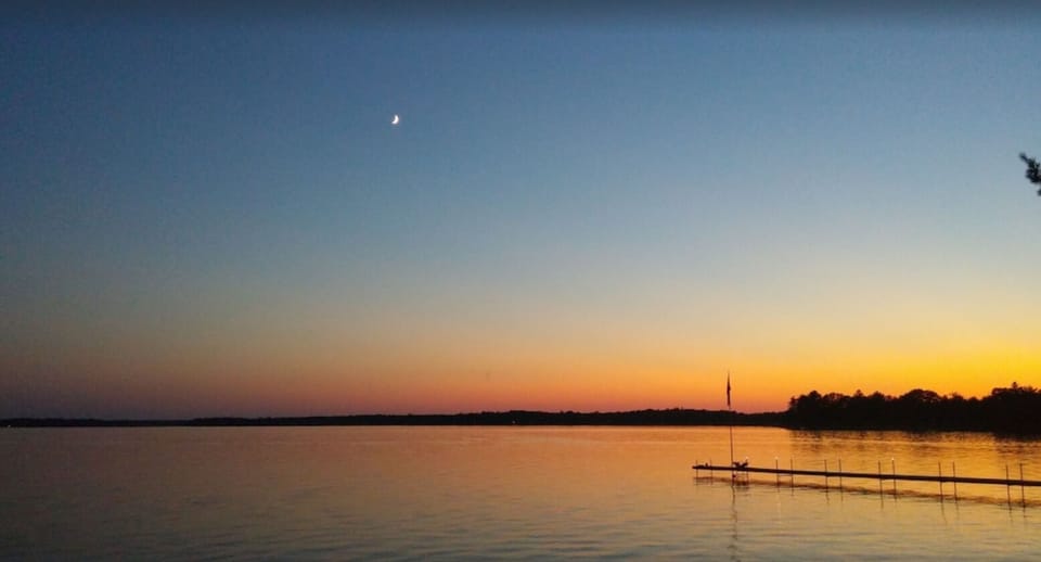 Sunset from back patio