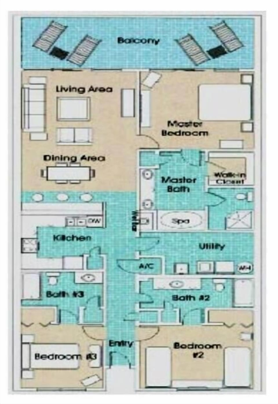 3 Bedroom Floor Plan