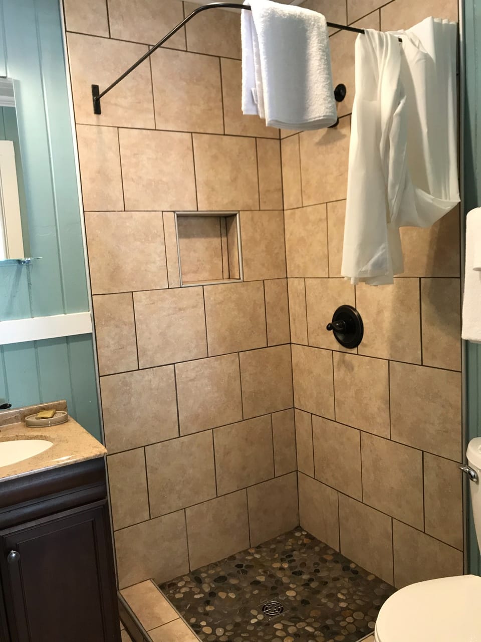 Standard Room, 1 King Bed, Balcony (The River Rock Room) | Bathroom | Free toiletries, towels