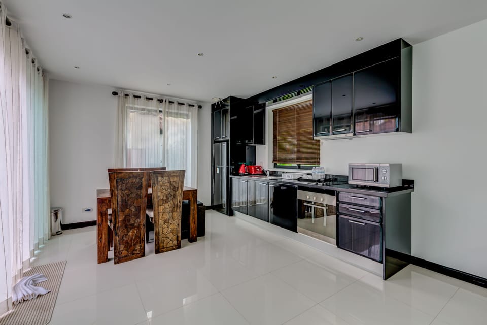 2 Bedrooms Family Villa | Private kitchen | Fridge, microwave, oven, stovetop