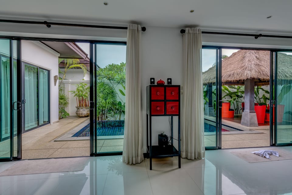 2 Bedrooms Family Villa | Living area | Flat-screen TV