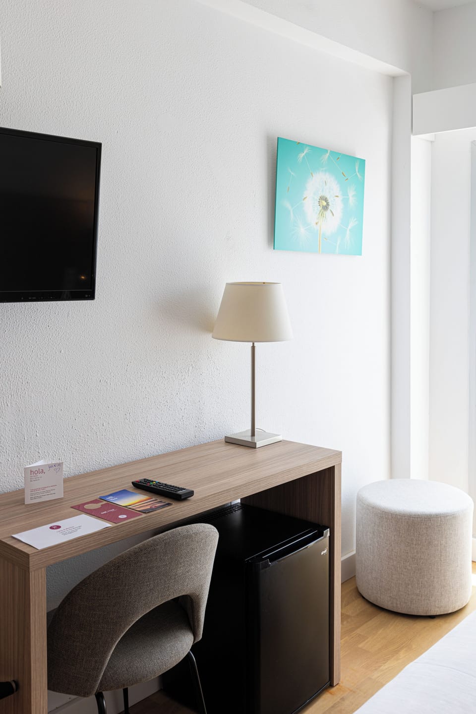 Desk, blackout drapes, free WiFi, bed sheets