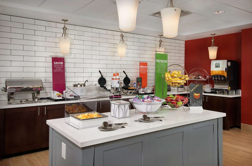 Free daily self-serve breakfast