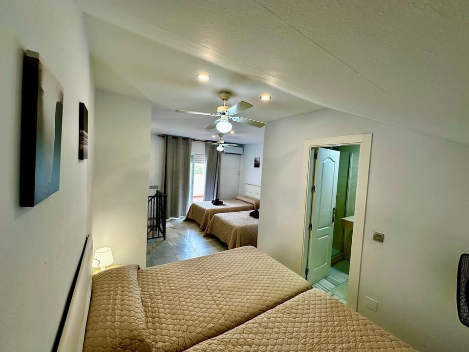 Family Apartment, 1 Bedroom, Terrace, Pool View (4 pax) | Blackout drapes, iron/ironing board, free WiFi, bed sheets