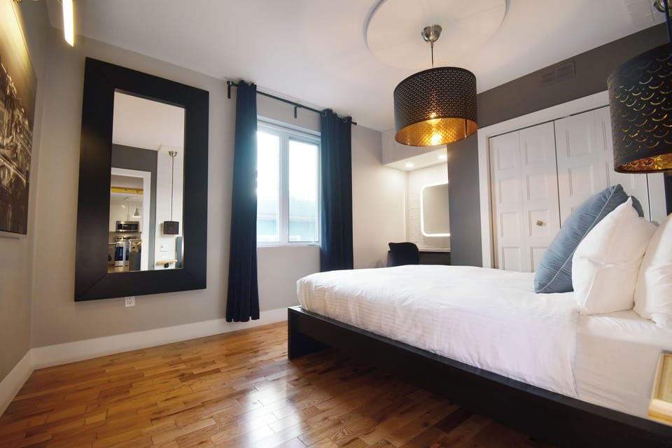 Deluxe Suite, 1 Queen Bed with Sofa bed, Kitchen | View from room