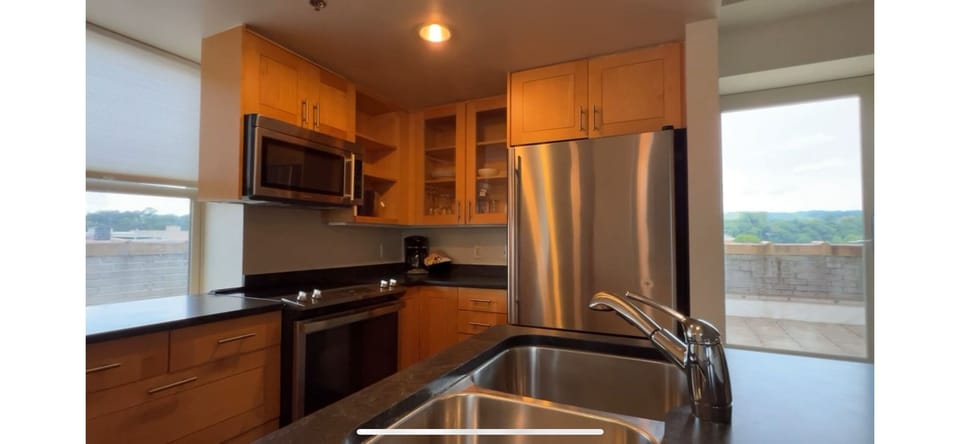Queen Suite with Balcony | Premium bedding, in-room safe, desk, laptop workspace