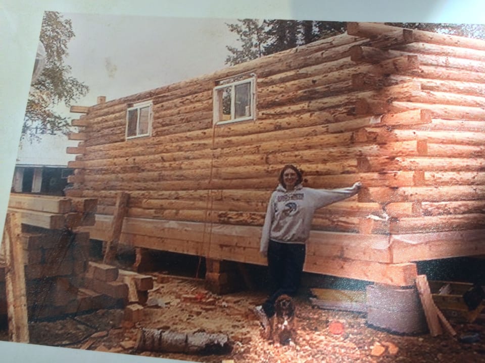 picture of us building the house
